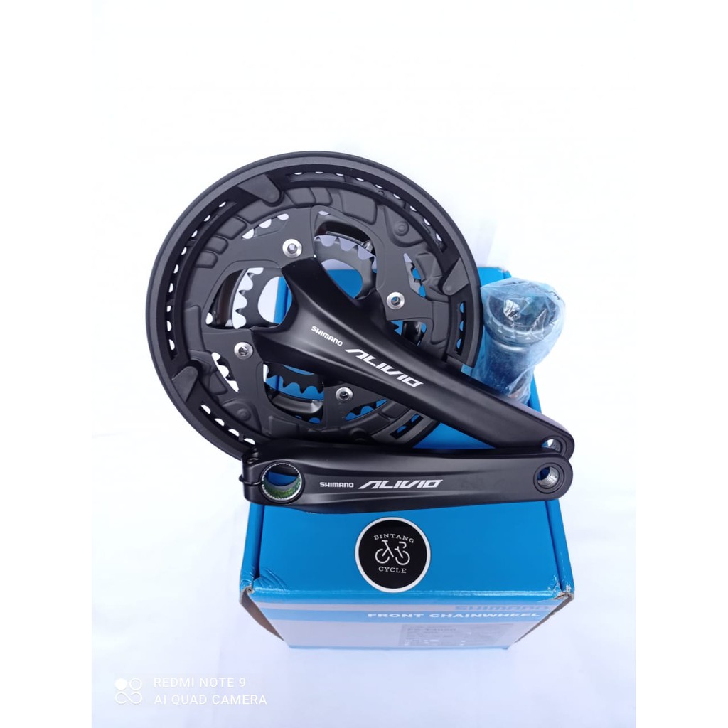Crank ALIVIO M4060 48T 36t 26t  crank shimano alivio 48t
