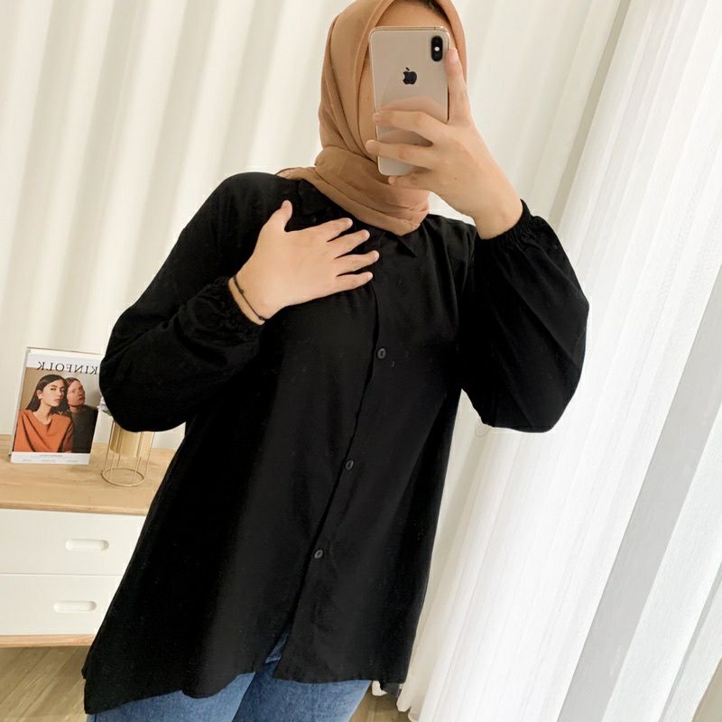 HANA BLOUSE OVERSIZE RAYON