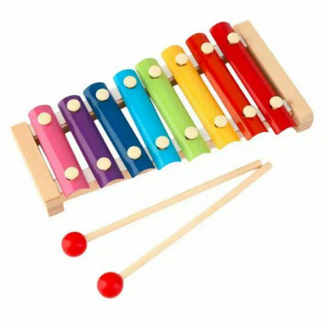 Xylophone /kolintang mainan alat musik ketukan anak