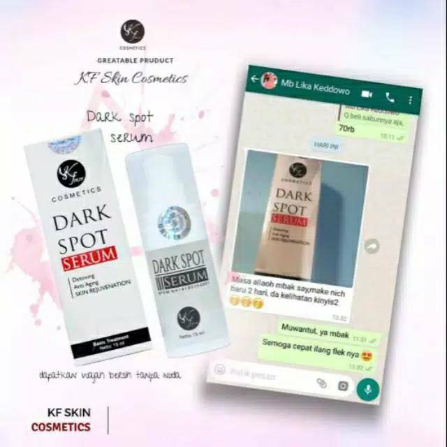 Serum darkspot /lc beauty / kf skin original /serum flek hitam