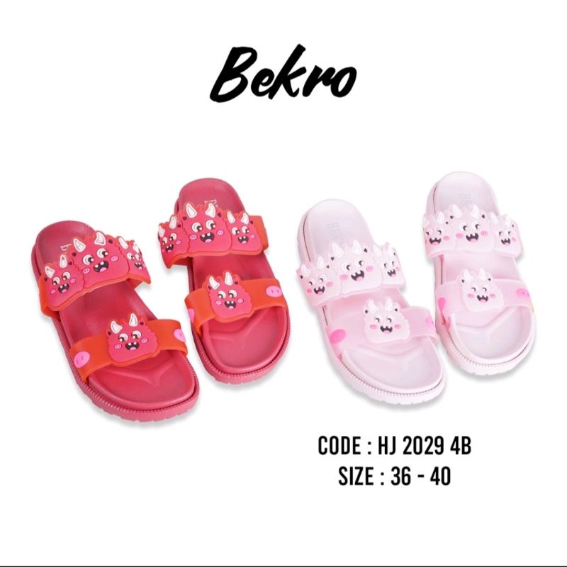 Sandal jelly korea imut Sol Tebal 4 cm