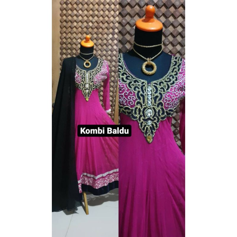 LONG ANARKALI SWAROVSKY + BLUDRU LD 90 PB 125