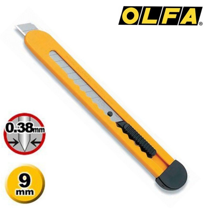 

Mudah Pisau Cutter 9Mm Snap-Off Blade Cutter Spc-1 Olfa Bagus