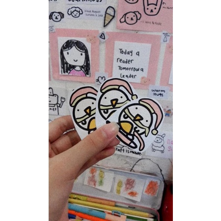 

-Ⓝⓔⓦ ⓢⓣⓘⓒⓚⓔⓡⓢ- -Sticker matte vinyl murah dan lucu