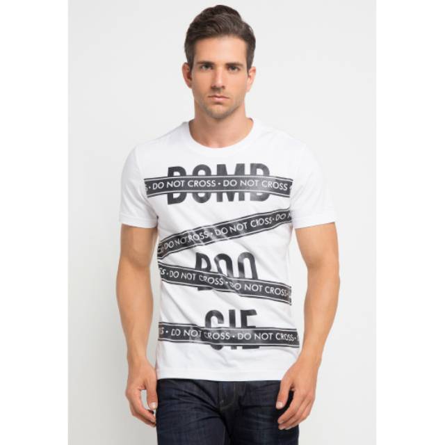 Bombboogie ® Pixel Line Navy White Shirt