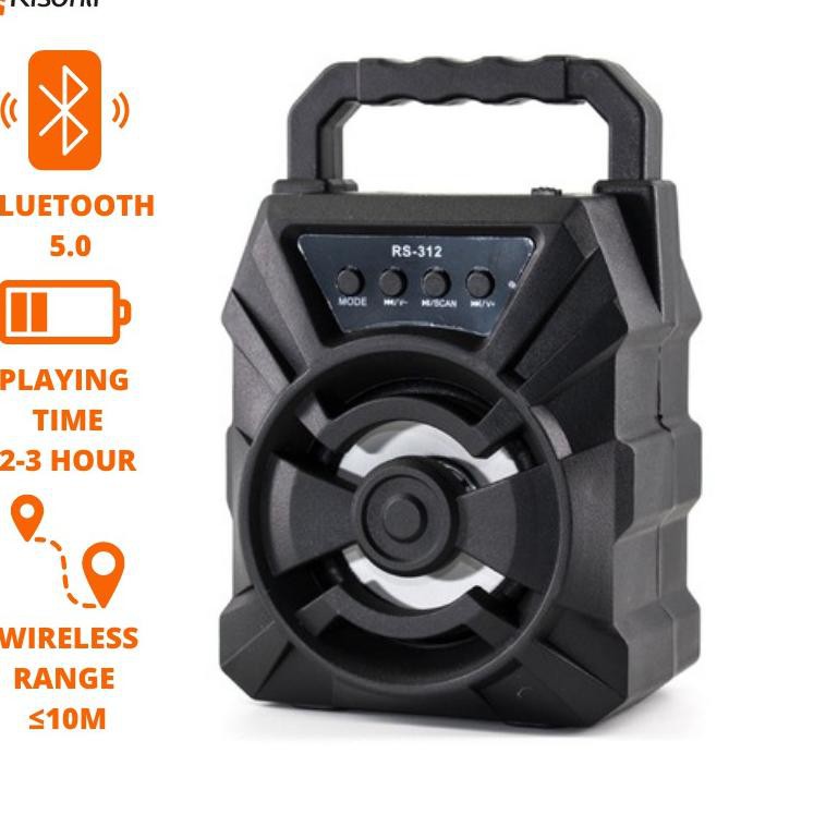 Terkini JSN9A KISONLI - Speaker Bluetooth Portable - RS-312 , RS-311 Z50 Ready