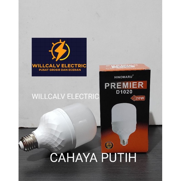 PAKET ISI 6 PC HINOMARU PREMIER 20W 20 WATT / LAMPU LED HINOMARU PREMIER 20W 20 WATT CAHAYA PUTIH