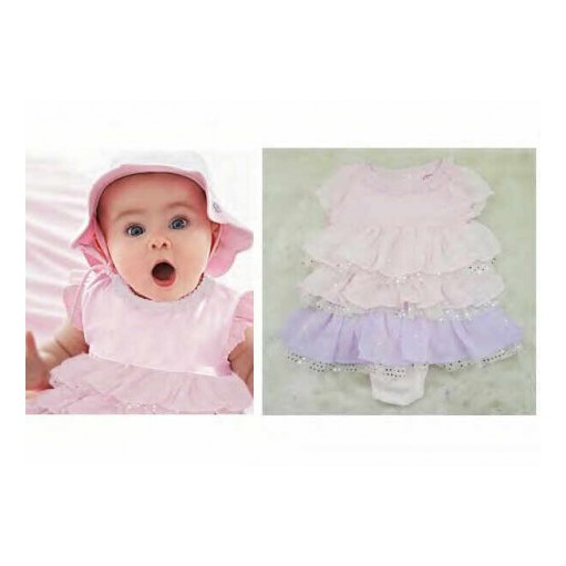 Baju Anak Perempuan Baby Ruffle Dress Blink Dress Baby