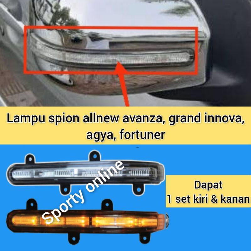 Lampu sen spion all-new avanza 2012 -2018