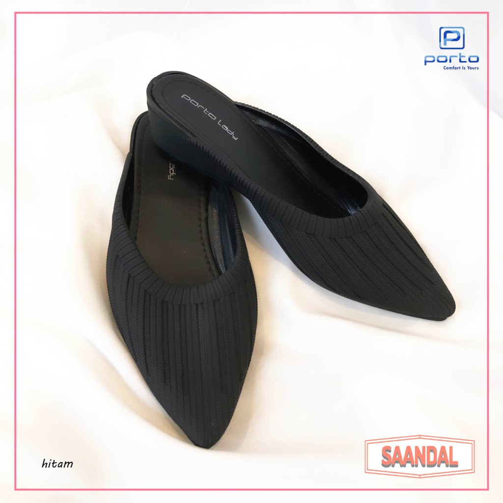 Sepatu Wedges Selop Porto DTA Model Korea Jelly (BISA SATUAN)