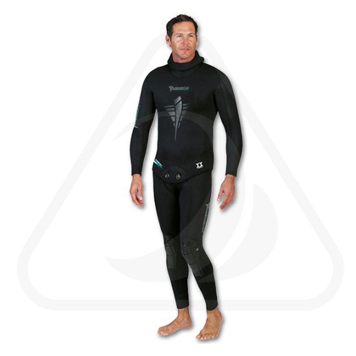 Long Wetsuit Opencell Imersion Challenger Baju Selam Freediving Spearfishing Tembak Ikan Tebal 3mm
