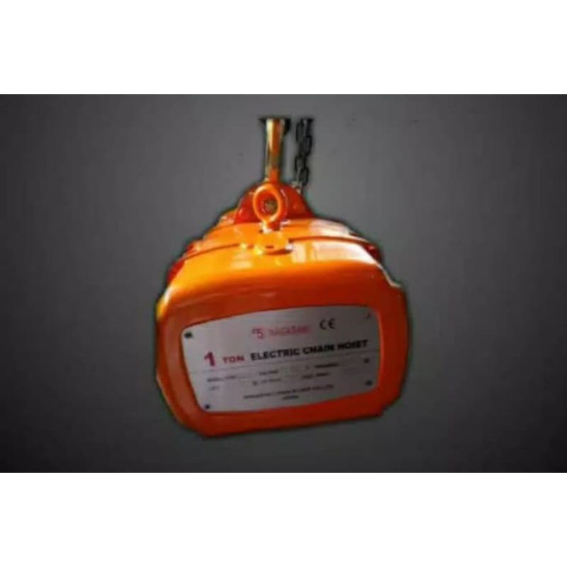 CHAIN BLOCK ELECTRIC 1 ton x 12meter NAGASAKI ELEKTRIK CHAIN HOIST 1Ph
