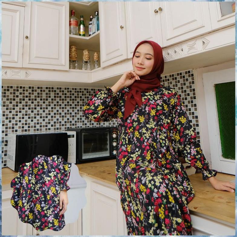 BAJU HOMEDRESS|NAMIRA|BLACK - HOMEDRESS GAMIS BUSUI FRIENDLY PREMIUM HOMEDRESS CANTIK