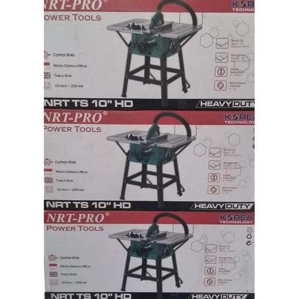 BIG PROMO SALE Table Saw Norita Meja Gergaji Kayu Nrt Pro 10 Inch Karimunn112  Senso Murah