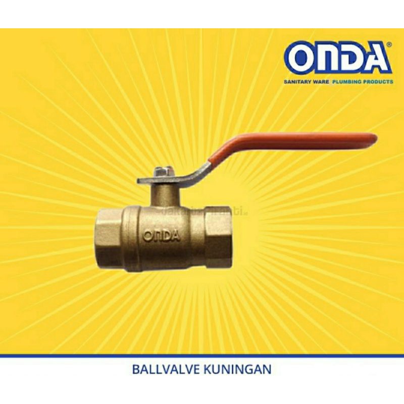 Ball Valve Onda 1/2&quot; inch/Stop Kran Tanam Onda 1/2&quot; Inch