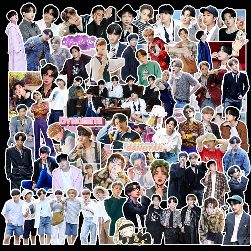 101pcs Stiker KPOP BTS BANGTAN BOYS DIY Untuk Jurnalscrapbookkoperdiary
