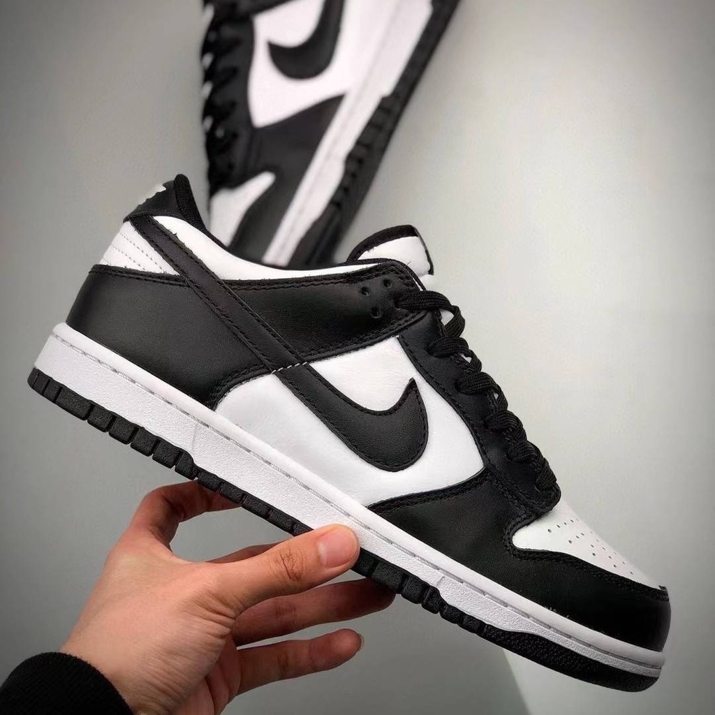 low dunk black white