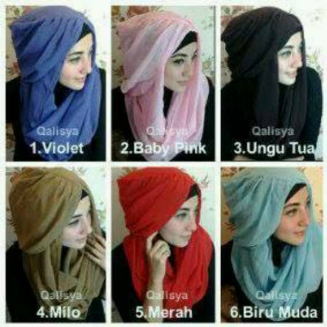 SALE Jilbab instan Qalisya
