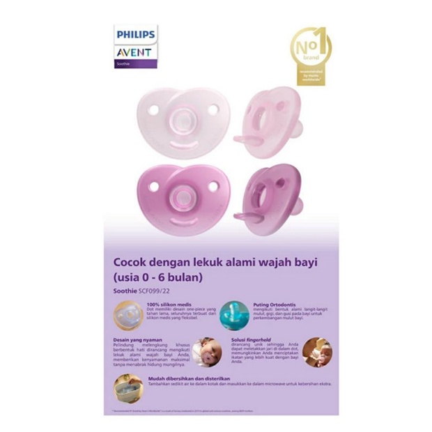 Free Case Avent Philips Avent Soothie Newborn Soother Philips avent Pacifier empeng bayi newborn baru lahir/