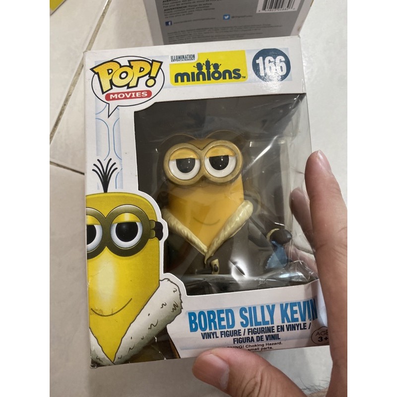 funko pop minions bored silly kevin 