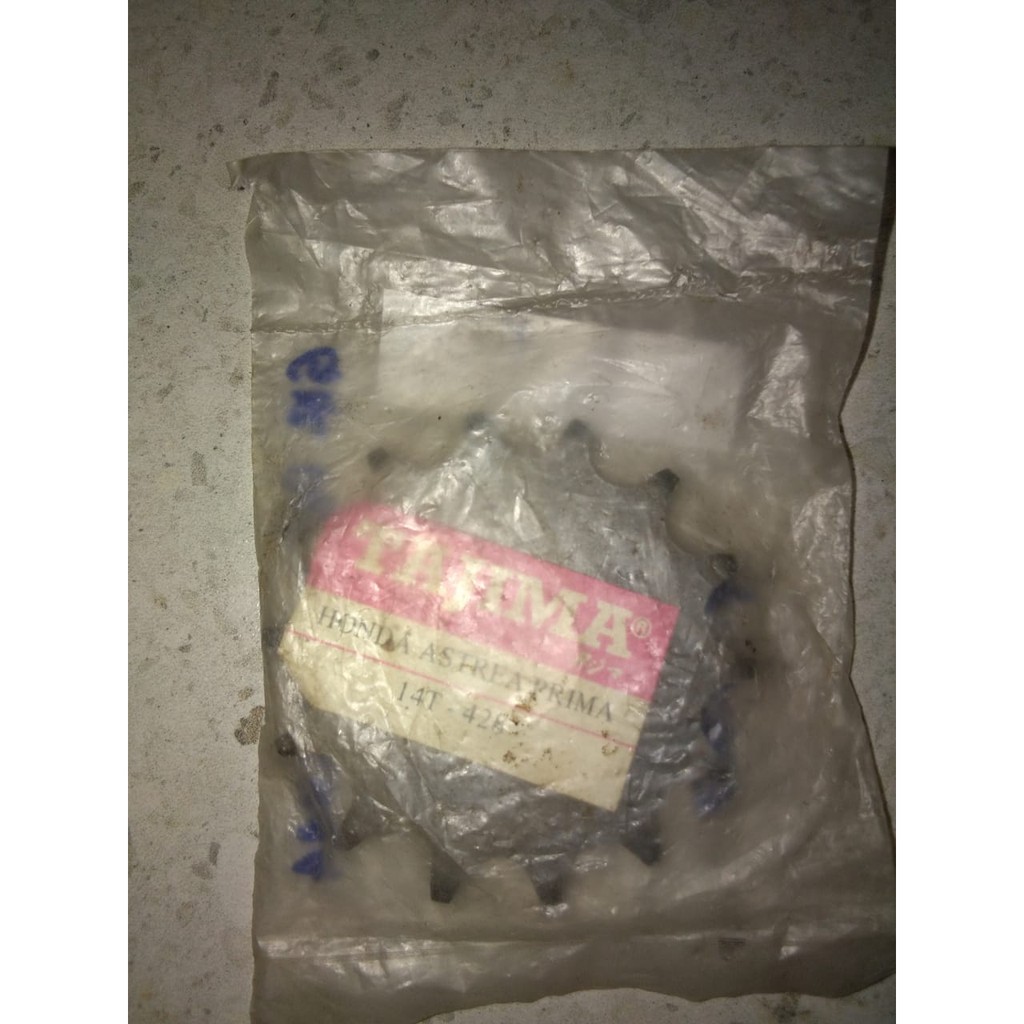 gear gir depan astrea prima 14t 428
