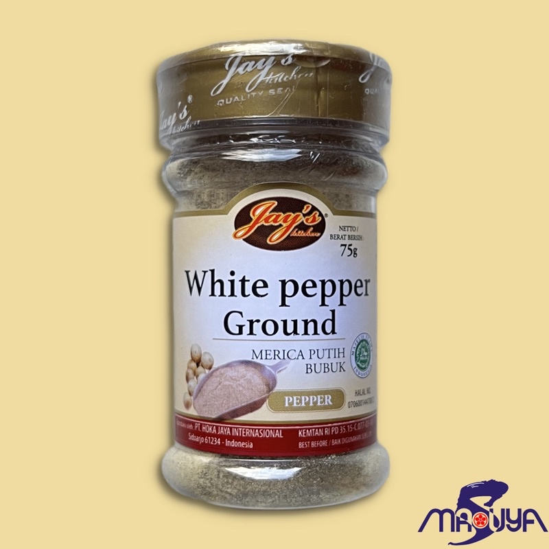 

Jays White Pepper Ground / Merica putih 75gr