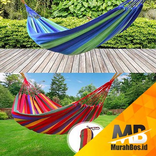 [650g] Hammock Colorful Kasur Gantung Ayunan Tempat Tidur Camping Pelangi Single Series