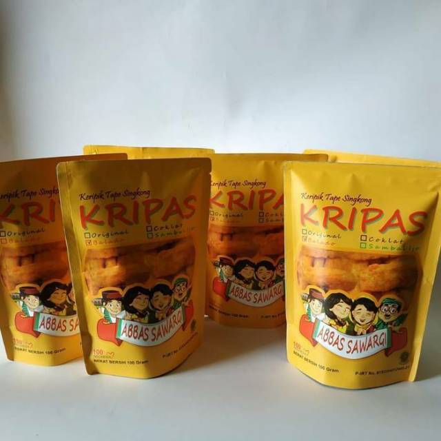 

Kripas Keripik Tape Singkong