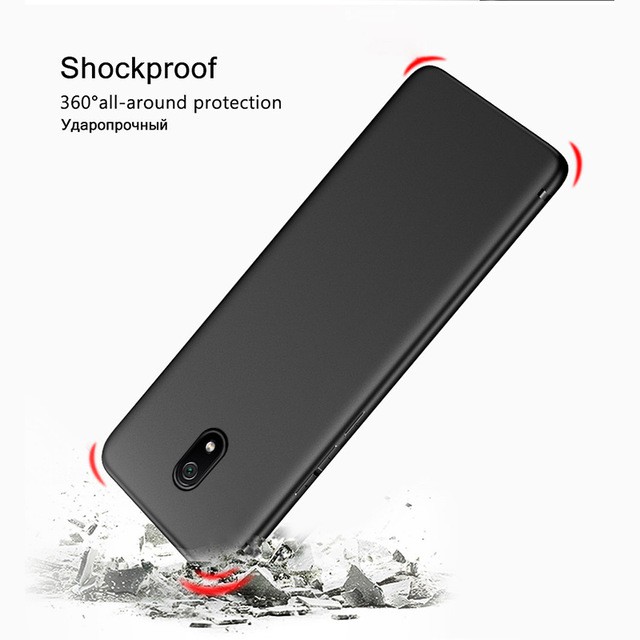 Case Xiaomi Redmi 8A Ultra Slim Black Matte Premium Softcase