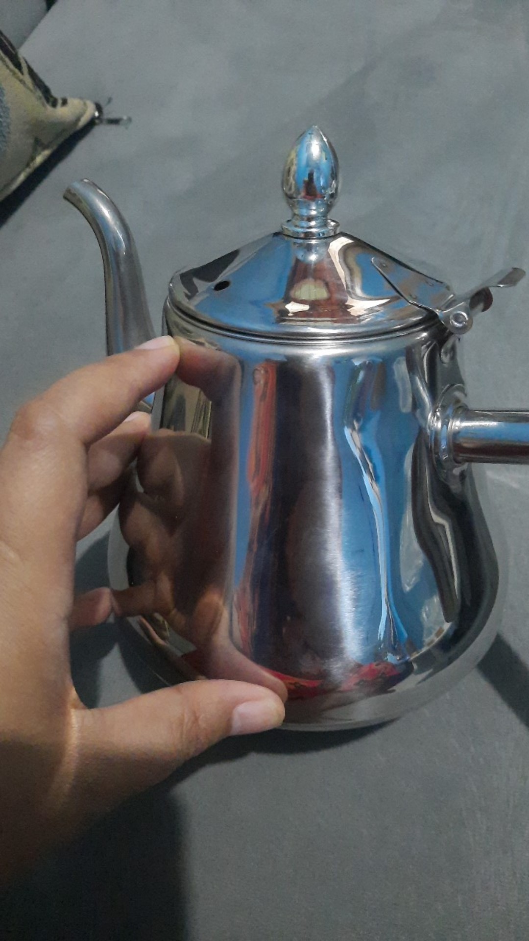 Teko Air Teh Kopi Water Kettle Teapot 1.2l With Filter Stainless Steel
