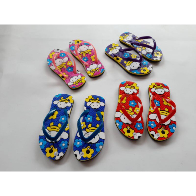 JB Sandal spon anak motif lebah