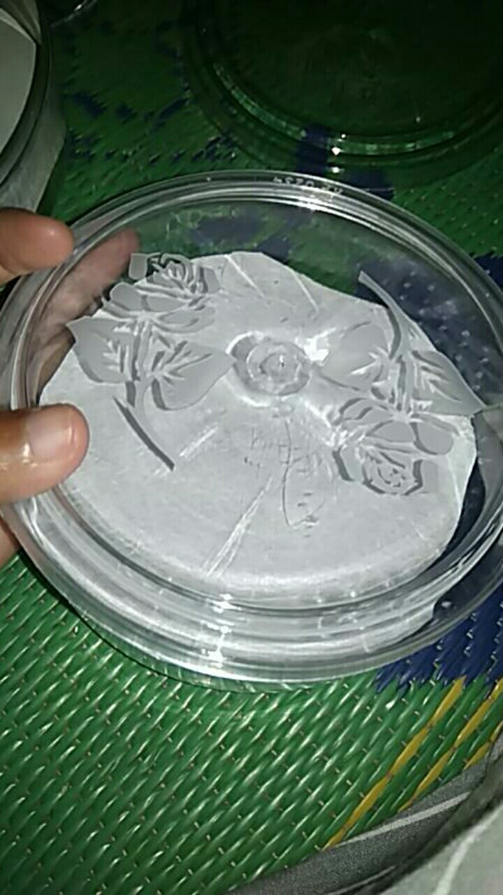 (ukuran 250gr) Toples Mika / Toples Kue Kering / Toples Bundar