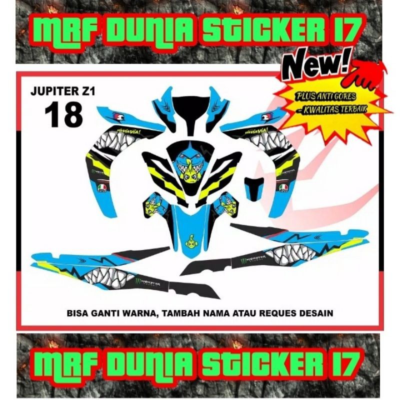 Sticker decal Jupiter Z1 Full Body Striping Jupiter Z1 Sticker Jupiter Z1 Sticker Jupiter Z1 18