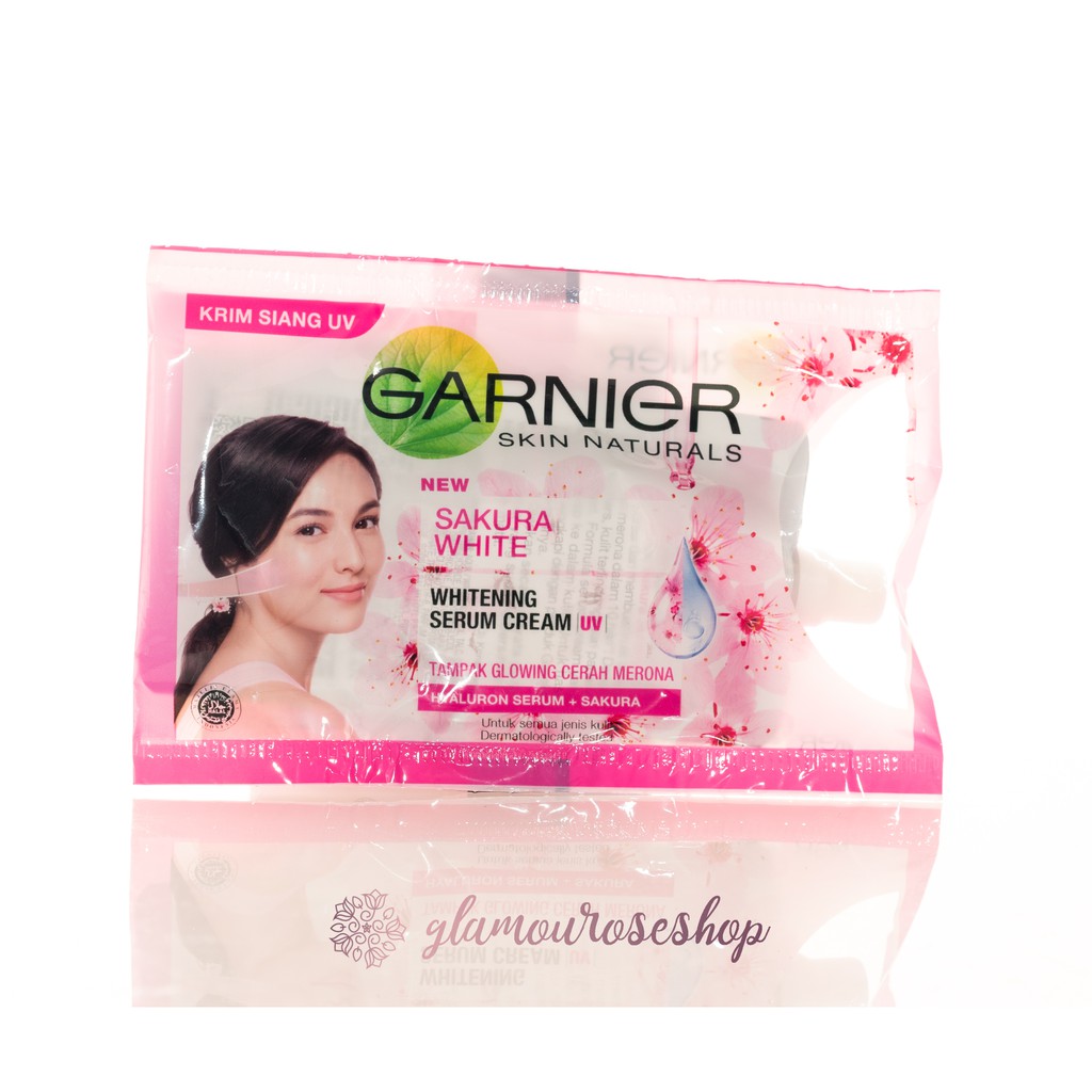 ❤️Glamouroseshop❤️Garnier Light Complete / Bright Complete Cream Sachet &amp; Sakura White / Sakura Glow Day Cream Sachet Whitening 7ml