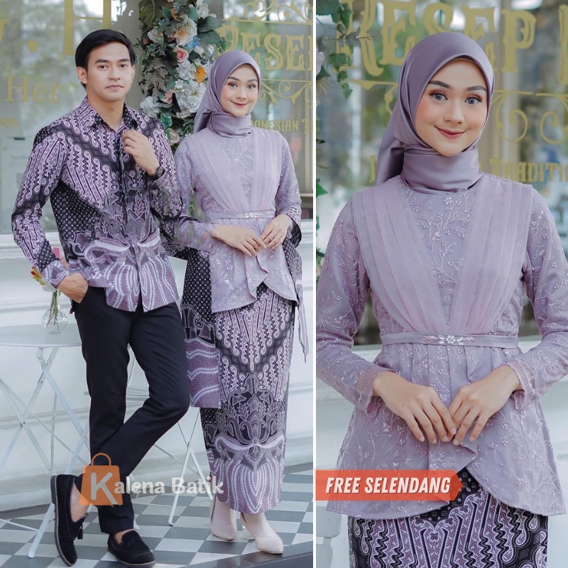 Kebaya Couple Modern Kebaya Wisuda Lamaran Baju Tunangan Batik Brukat Terbaru Baju Couple Kondangan Terbaru 2022