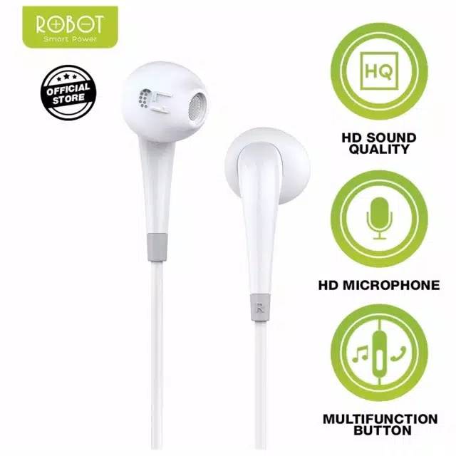 HEADSET ROBOT RE701 3.5MM ORIGINAL GARANSI RESMI super bass