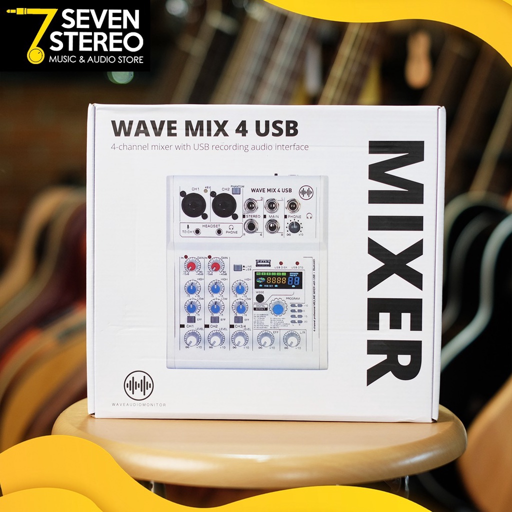 WAVE MIX4USB 4 Channel Input Mixer Audio