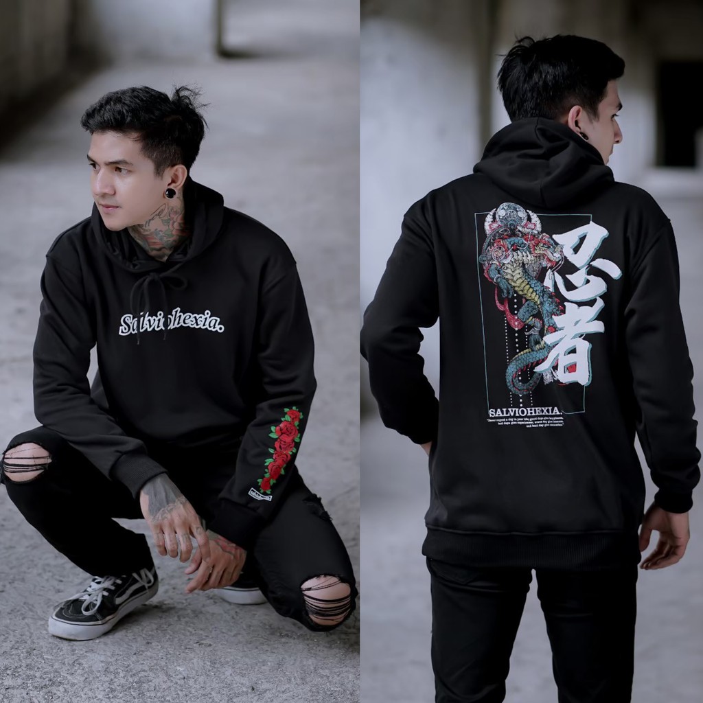 Sweater Hoodie Naga Sweater Pria Salviohexia Jaket Slvhx