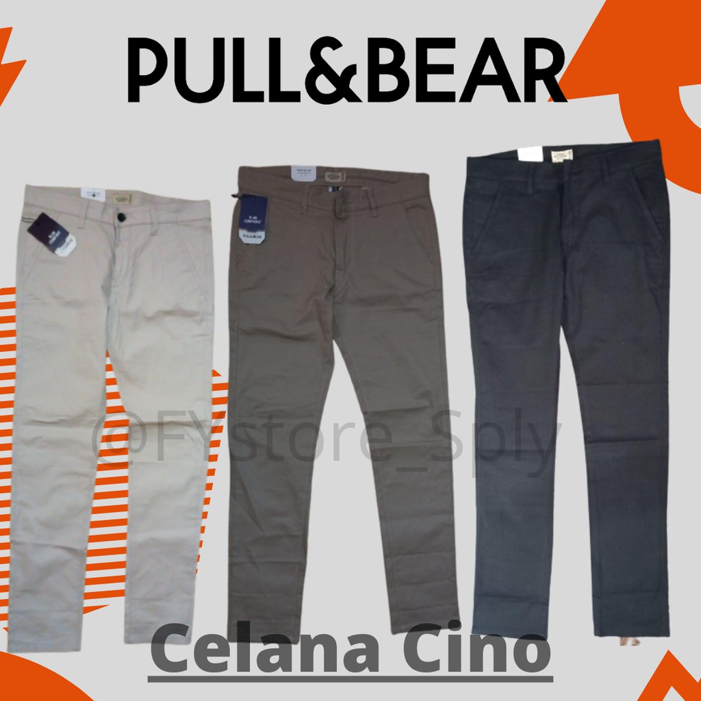 Celana Cino Pull n Bear Celana Chinos Pull Bear Celana Cinos Pull And Bear (COD) Celana Chinos Mewah