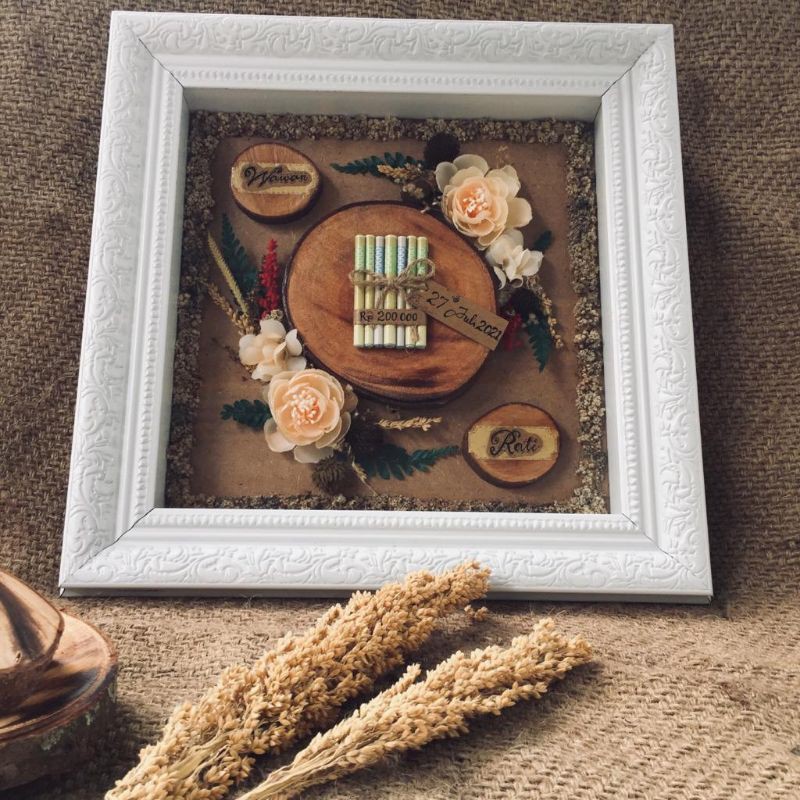 Mahar bingkai /mahar rustic