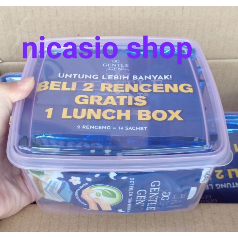 agen distributor sembako detergen cair gentle gen biru tumbuhan sachet renteng promo 2 renceng isi 1