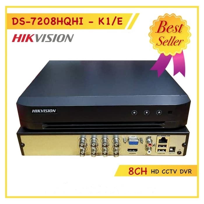 PAKET CCTV HIKVISION 5MP DVR 8 CHANNEL 4 KAMERA HDD 1TB CUSTOM