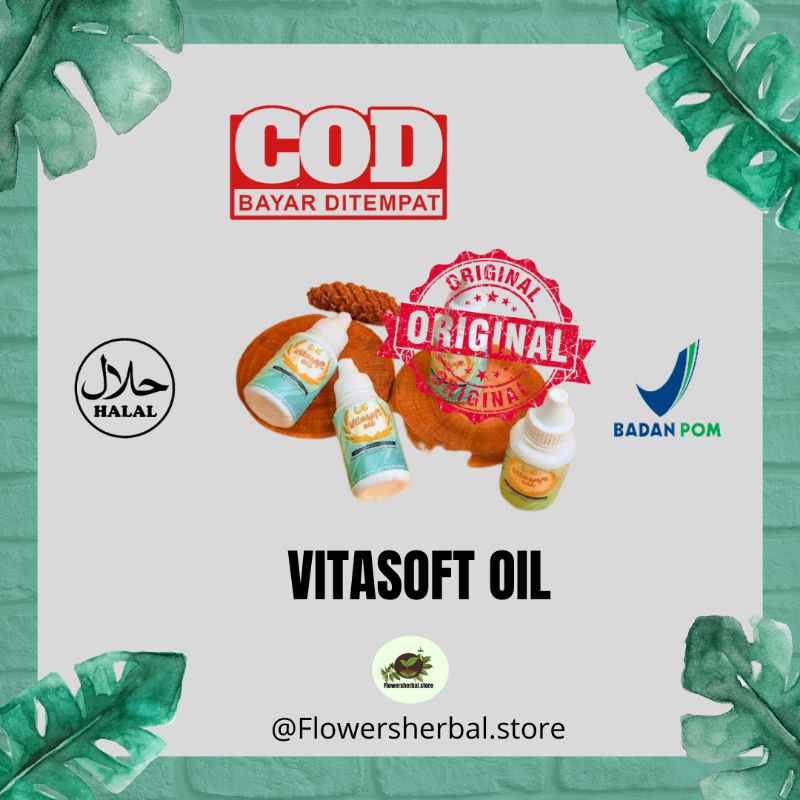 *VITASOFT OIL*(SUPLEMEN PENGHILANG BEKAS LUKA & KELOID)