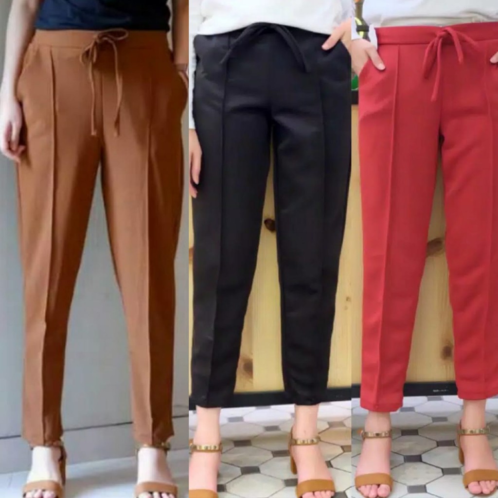  Celana  Cropped  Doty Pants  Shopee Indonesia