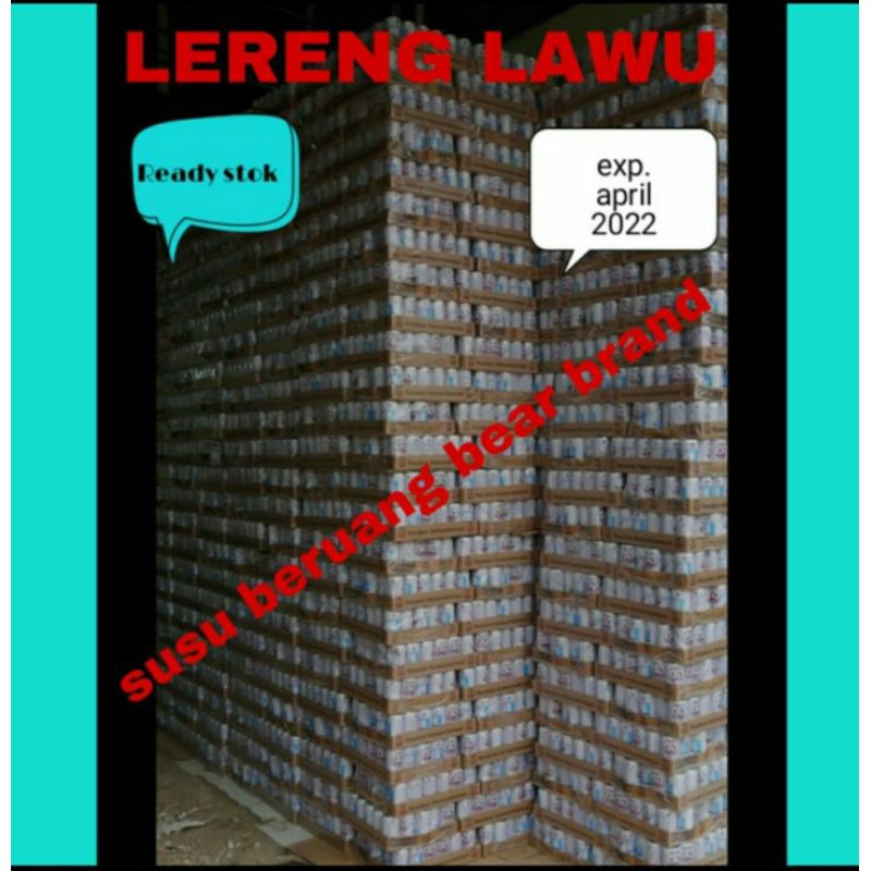 susu beruang nestle bear brand189 ml 30 pcs 1 pak karton termurah