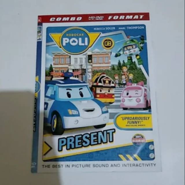 Murah banget DVD film anak robocar poli present