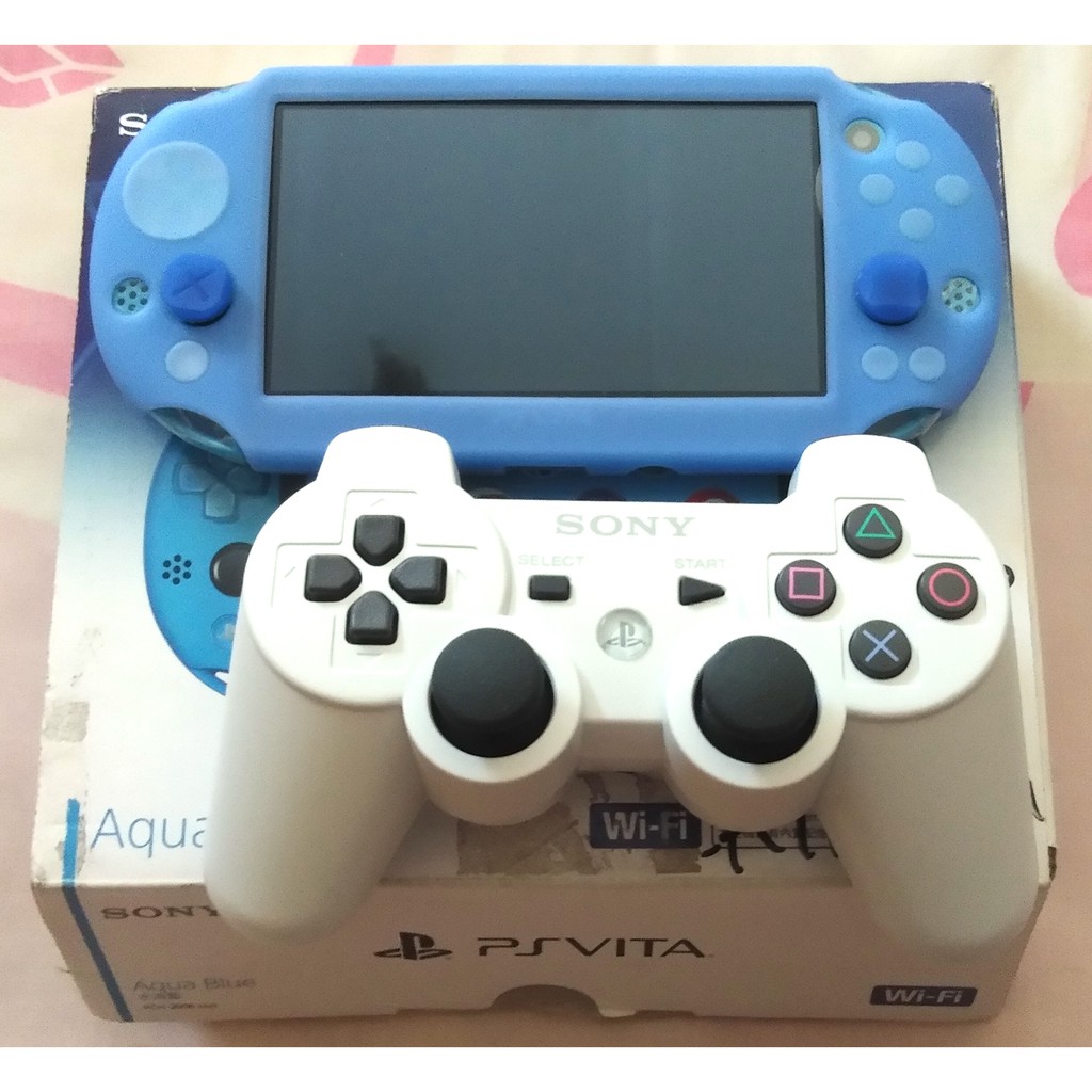 Ps vita slim aqua blue full game