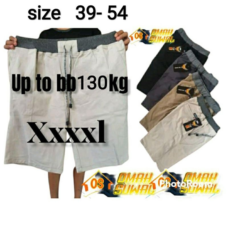 CELANA PENDEK PRIA JUMBO BIG SIZE CELANA PENDEK JUMBO XXXXL CELANA PENDEK PRIA CHINO