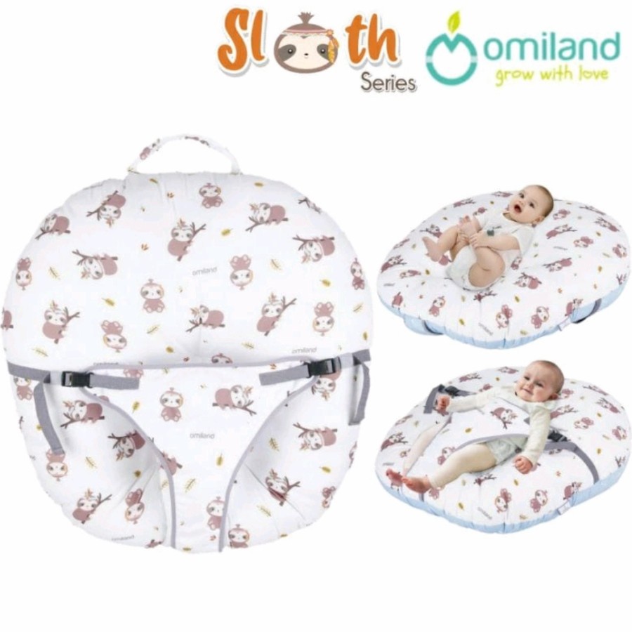 2KG Omiland Sofa Bayi Tempat TIdur Matras Bayi Belajar Duduk Multifungsi Motif Alpaca Hadiah Bayi Baby Gift Set Bayi online shop