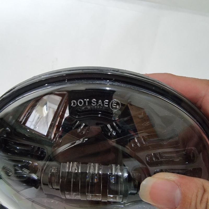 HEADLAMP LAMPU PROJECTOR 7 Inch 19 Led Radiance Ninja Tiger Scorpio Megapro dll